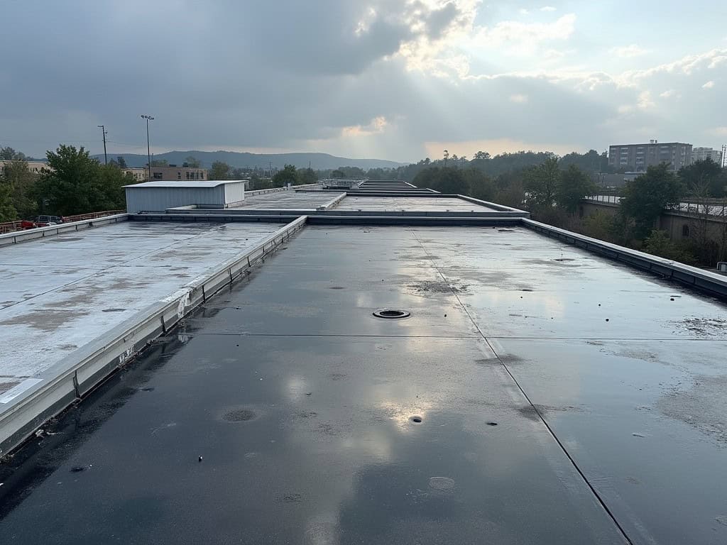 storm damage commercial roof
